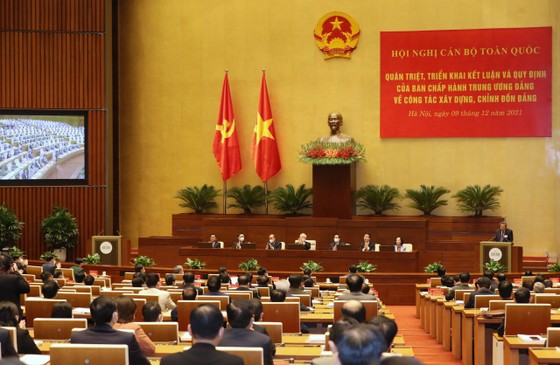 Hội nghị toàn quốc về công tác xây dựng và chỉnh đốn Đảng ảnh 1