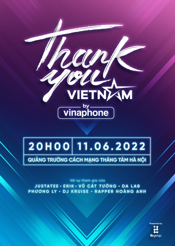 VinaPhone tái xuất đại nhạc hội “Thank you, Vietnam” với dàn sao khủng ảnh 1