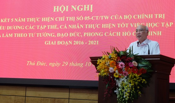 Trưởng ban Tuyên giáo Thành ủy TPHCM Phan Nguyễn Như Khuê: Làm theo Bác phải thể hiện bằng từng phần việc cụ thể ảnh 1