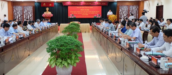 Giao ban công tác tổ chức xây dựng Đảng 21 tỉnh, thành phố khu vực phía Nam năm 2022 ảnh 3