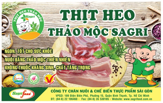 Hãy sử dụng thịt heo thảo mộc SAGRI ảnh 1