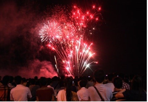 Thành phố Quảng Ngãi tổ chức bắn pháo hoa Giao thừa từ nguồn xã hội hóa ảnh 1