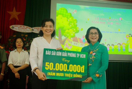 Khoảng 2 tỷ đồng hỗ trợ Trung tâm Nuôi dạy trẻ khuyết tật Võ Hồng Sơn  ảnh 3