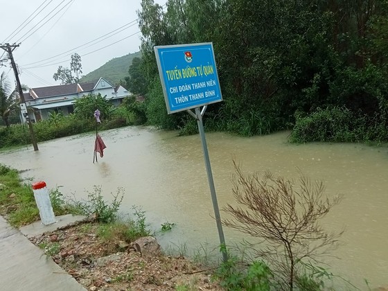 Quảng Ngãi: Mưa lớn gây ngập hàng trăm nhà ven sông Trà Câu ảnh 4