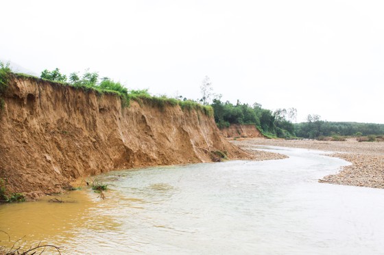Quảng Ngãi: Sạt lở nghiêm trọng bờ sông Trà Bồng ảnh 5