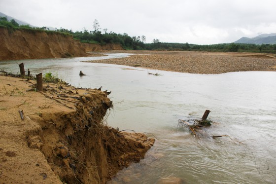 Quảng Ngãi: Sạt lở nghiêm trọng bờ sông Trà Bồng ảnh 8