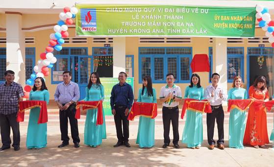 PVFCCo khánh thành công trình Trường Mầm non Ea Na, huyện Krông Ana, tỉnh Đắk Lắk ảnh 1