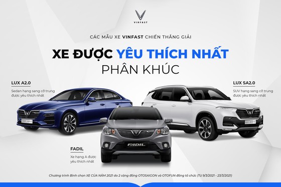VinFast Fadil thắng áp đảo giải 'Xe được yêu thích nhất phân khúc A' ảnh 1