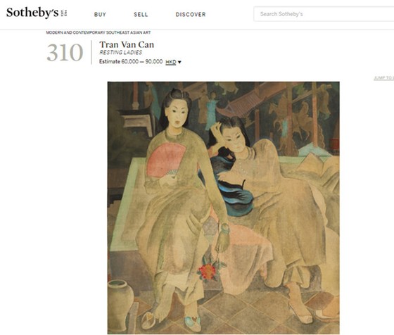 Sotheby's 拍賣越南美術博物館偽畫？ ảnh 2