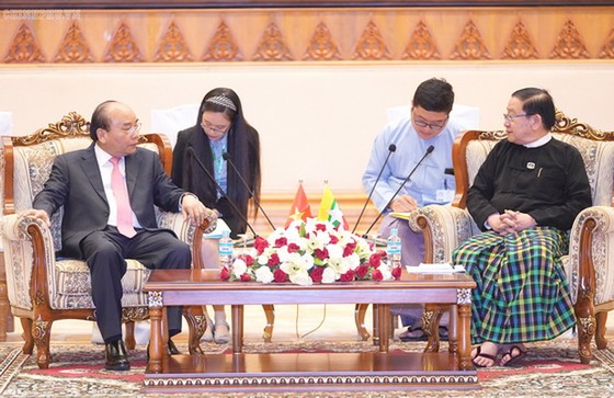 阮春福總理歡迎在緬甸成立越南工業區建議 ảnh 1