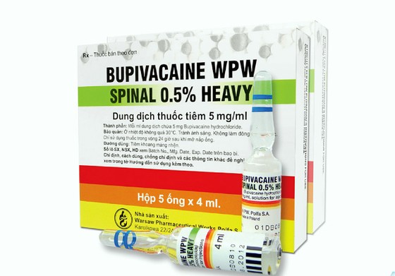 Nhiều địa phương cảnh báo thuốc Bupivacaine WPW Spinal 0,5% Heavy ảnh 1