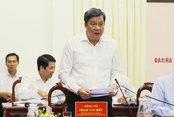 Ông Trần Thanh Mẫn làm việc tại Cần Thơ ảnh 2