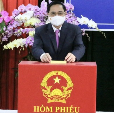 Thủ tướng Chính phủ dự lễ Khai mạc bầu cử và bỏ phiếu tại TP Cần Thơ ảnh 3