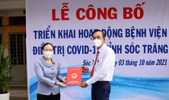Sóc Trăng đưa bệnh viện điều trị Covid-19 vào hoạt động ảnh 1