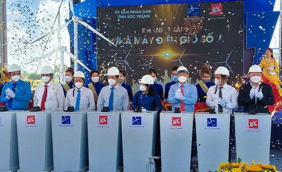 Sóc Trăng khánh thành Nhà máy điện gió số 7 ảnh 1