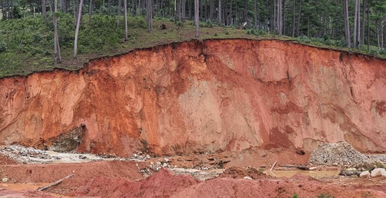 Lâm Đồng: Khai thác cát gây sạt lở núi, biến dạng dòng suối ảnh 3
