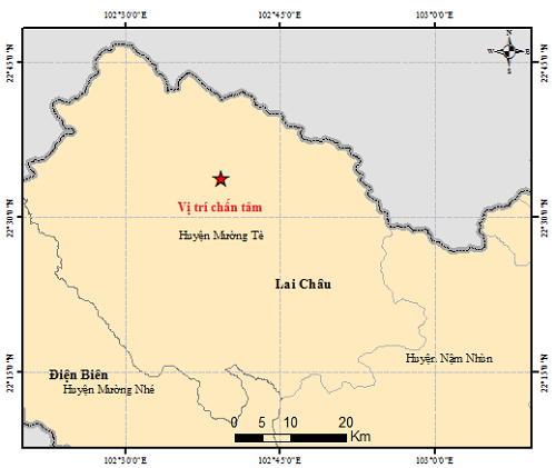Động đất 4,9 richter tại huyện Mường Tè, tỉnh Lai Châu  ảnh 1