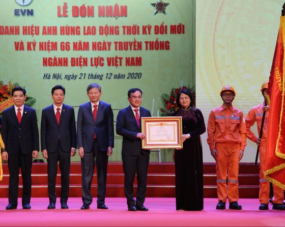 Điện lực Việt Nam đón nhận danh hiệu Anh hùng Lao động ảnh 1