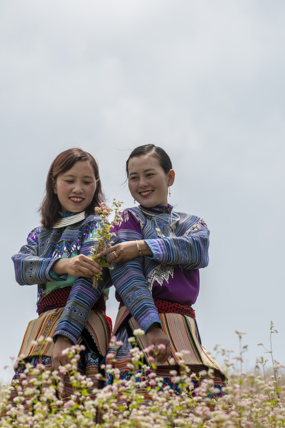 Khăn, váy, áo của người phụ nữ Mông Hoa được công nhận là Di sản văn hóa phi vật thể ảnh 1