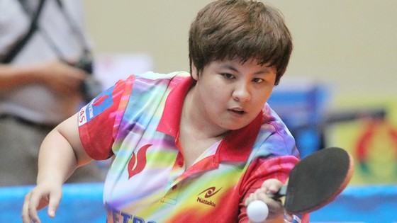 Tay vợt Mai Hoàng Mỹ Trang sẽ cùng đội tuyển nữ Việt Nam tham dự giải.                        Ảnh: Dương Thu