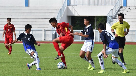 U15 Việt Nam đã có chiến thắng đầu tiên trước Campuchia. Ảnh: Đoàn Nhật