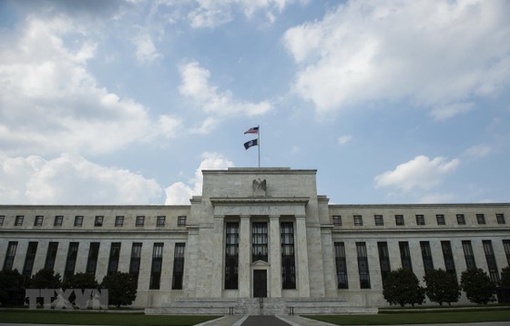 Trụ sở Ngân hàng Dự trữ Liên bang Mỹ (FED) tại Washington, DC, Mỹ. Ảnh: AFP/TTXVN