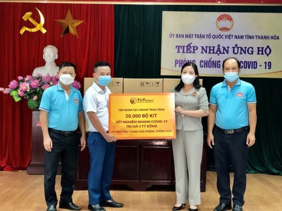 T&T Group tặng 50.000 bộ kit xét nghiệm nhanh Covid-19 trị giá 7,5 tỷ đồng cho Thanh Hoá và Kiên Giang ảnh 1
