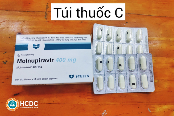 Thuốc Molnupiravir đang được cấp phát miễn phí cho các trường hợp F0 thể nhẹ điều trị tại nhà ở TPHCM