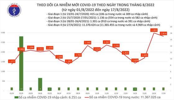 Ngày 17-8, bệnh nhân Covid-19 nặng vọt lên 226 ca và 3 ca tử vong ảnh 2