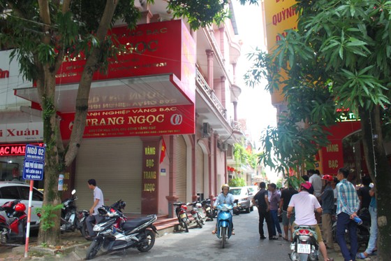 Tiệm vàng ở trung tâm TP Hà Tĩnh bị đột nhập trộm tài sản trong đêm ảnh 1