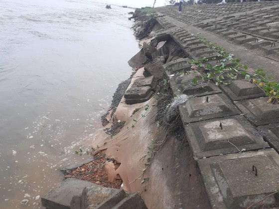 Đê chắn sóng ven biển ở Hà Tĩnh bị sạt lở sau mưa lũ ảnh 7