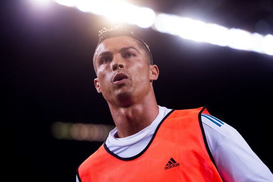 Ronaldo không hài lòng với phát biểu của HLV Mourinho. Ảnh: Getty Images