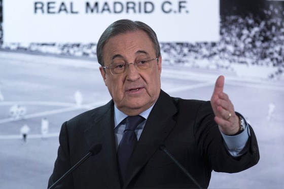 Chủ tịch Perez chỉ ra điểm khác biệt giữa Real và Barca. Ảnh: Getty Images 