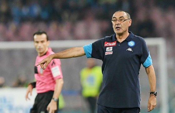 Maurizio Sarri đang thành công cùng Napoli. Ảnh: Getty Images     
