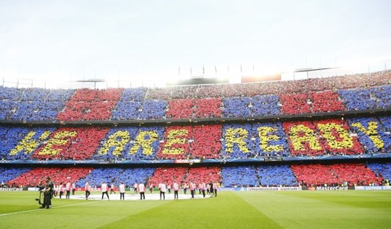 Sân Camp Nou có thể đổi tên vào đầu năm 2018. Ảnh: Getty Images