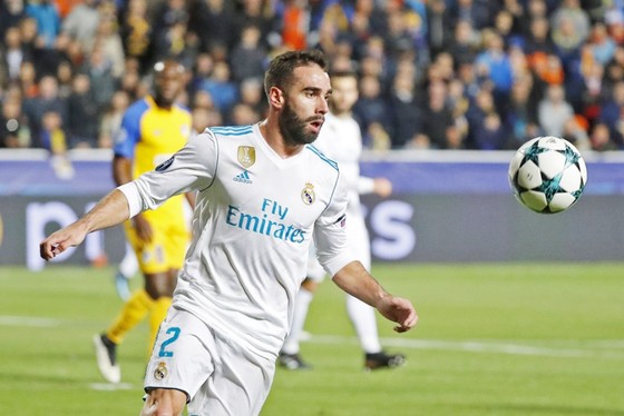 Carvajal có thể nhận án phạt bổ sung từ UEFA. Ảnh: Getty Images