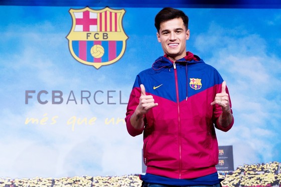 Coutinho ra mắt Barca. Ảnh: Getty Images