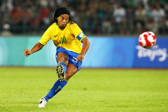 Ronaldinho đã nói lời chia tay bóng đá.Ảnh: Getty Images