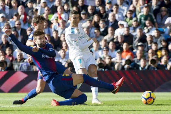 Ronaldo trở lại Camp Nou để phục thù. Ảnh: Getty Images
