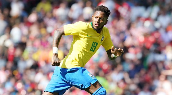 Fred đã hoàn tất chuyển giao sau khi cùng tuyển Brazil thắng Croatia 2-0 tại Anfield mới đây. Ảnh: Getty Images  