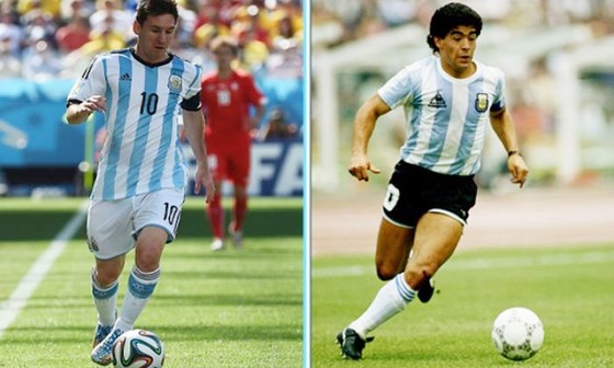 Messi vẫn còn kém Maradona về khả năng đưa tuyển quốc gia vô địch World Cup.