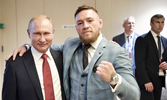 McGregor và Tổng thống Putin. Ảnh Instagram nhân vật.