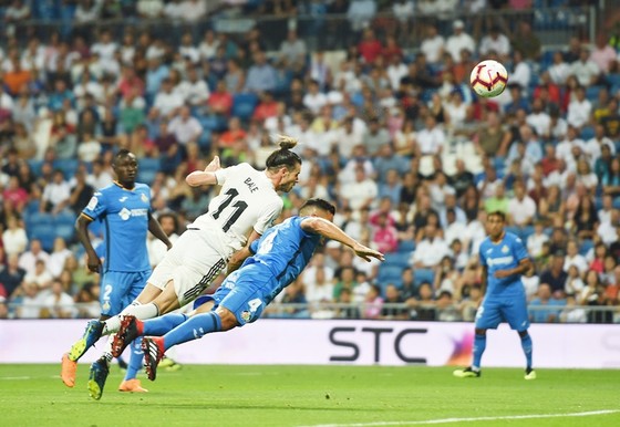 Bale ghi bàn đưa Real đến chiến thắng. Ảnh: Getty Images