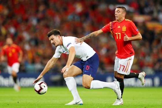 Hàng thủ tuyển Anh có ngày thi đấu đáng quên. Ảnh Getty Images