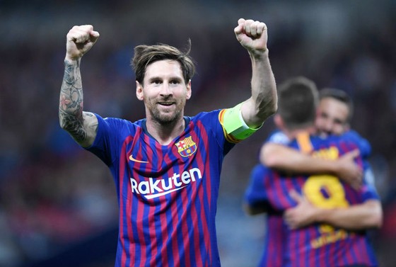 Lionel Messi đã bừng sáng trở lại để giúp Barca chiến thắng. Ảnh: Getty Images  