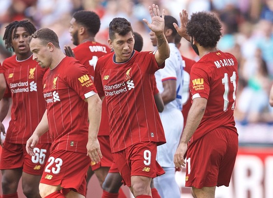 Xherdan Shaqiri, Roberto Firmino và Mohamed Salah trở lại đã cải thiện Liverpool. Ảnh: Getty Images