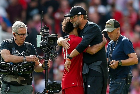HLV Jurgen Klopp chẳng có lý do để lo lắng khi uy lực mà các học trò thể hiện trên sân là quá dữ dội. Ảnh: Getty Images