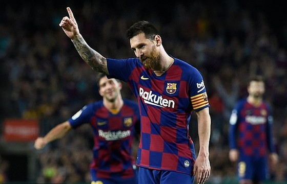 Lionel Messi đã tìm lại cảm giác ăn mừng bàn thắng. Ảnh: Getty Images