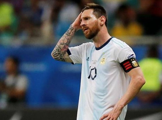 Lionel Messi đầy thất vọng tại Copa America 2019. Ảnh: Getty Images
