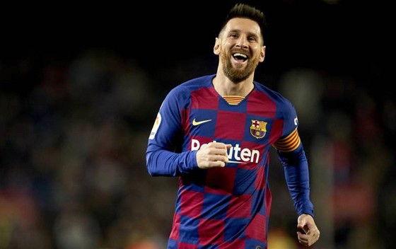 Lionel Messi chạm cột mốc ghi 50 bàn trong năm tứ 6 liên tiếp. Ảnh: Getty Images
